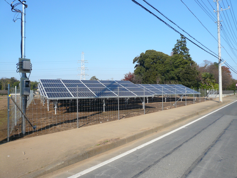 お客様のDIY　太陽光発電所用フェンス2