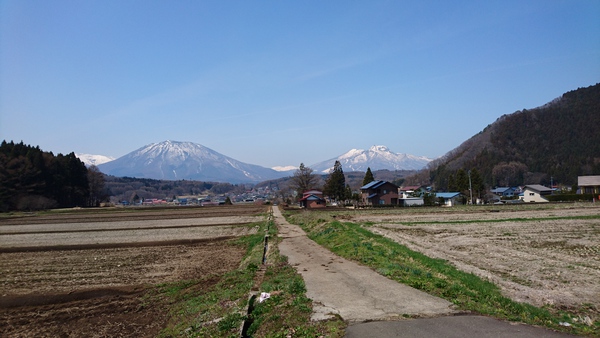 黒姫山と妙高山