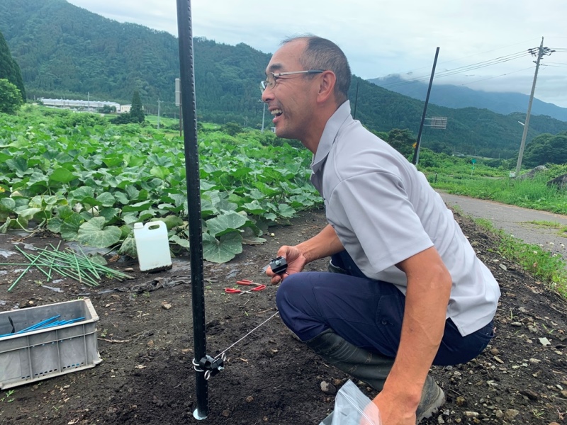 協和テクノ　長野式電気柵設置