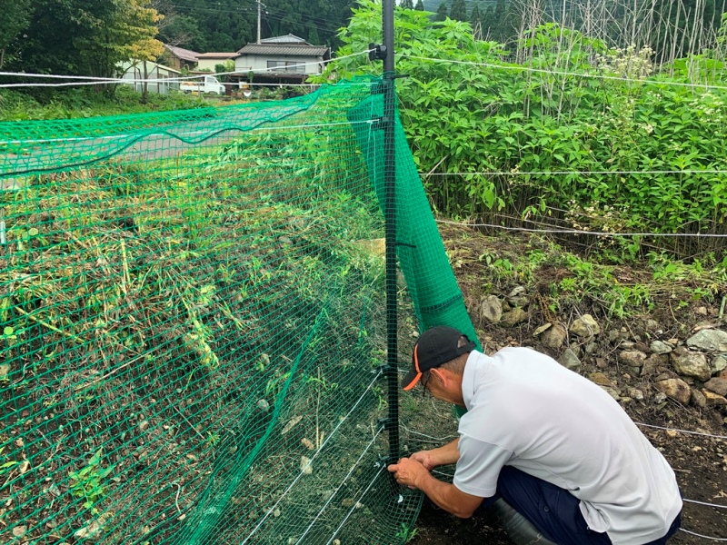 協和テクノ　長野式電気柵設置